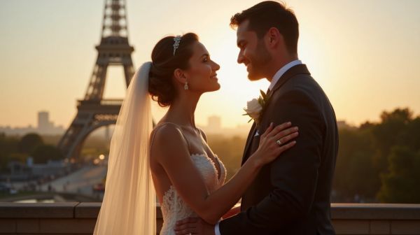Capturer l'amour lors de votre mariage civil à Paris